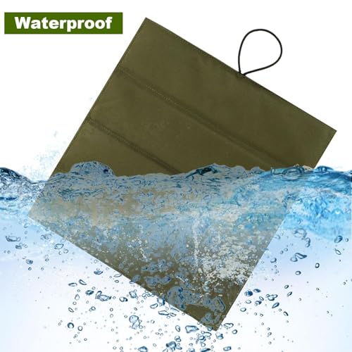 Neuytiky Coussin d'Assise Pliable Exterieur Isolant et Imperméable pour Camping et Sorties en Plein Air - 2 Pièces