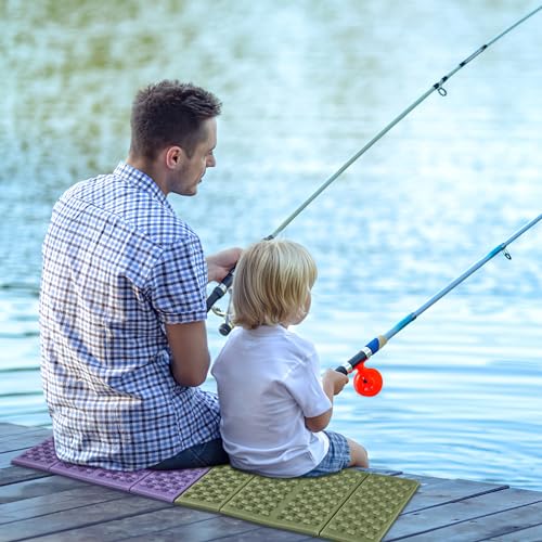 AYMQC Siège Tapis Pliable Coussin de Siège Portable en Mousse Ultralégère - Camping Pique-Nique Plage Randonnée Pêche - 